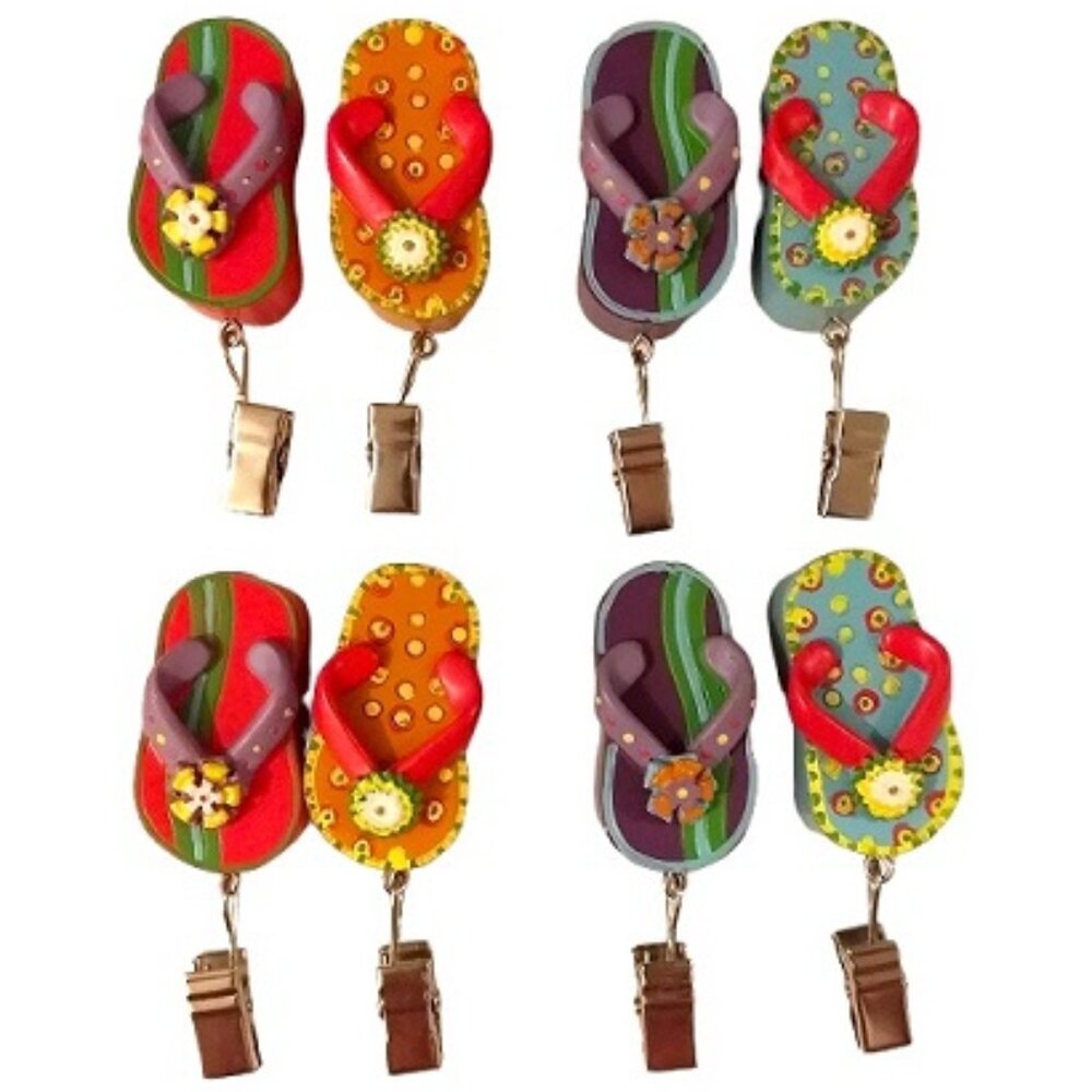 8 Festive Flip Flops Tablecloth Weights